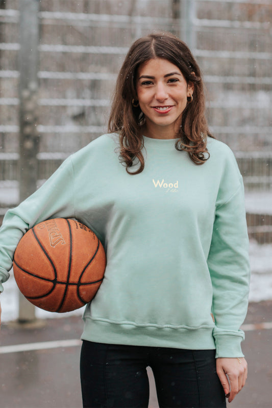 Damen Print-Sweatshirt "Signature Balanced"